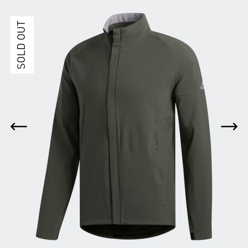 Adidas soft shell jacket XL, with tags
